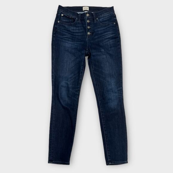 J.Crew 9" High-Rise Toothpick Jean in Sandstone Wash Size 27 - Picture 2 of 9